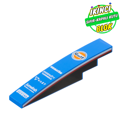 LEGO® 6 x 1 77249 seti ön paneli Mavi Sıfır