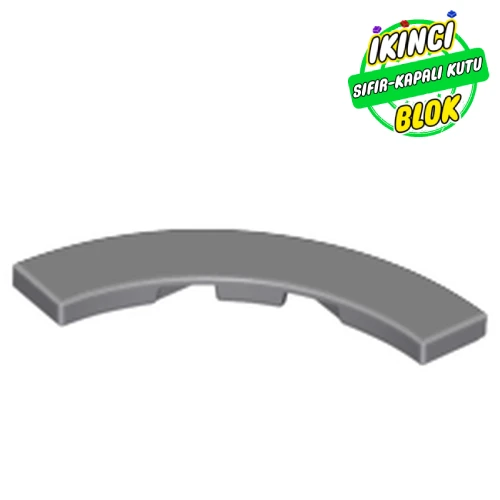 LEGO® Tile 4 x 4 Curved, Macaroni Koyu Mavimsi Gri Sıfır