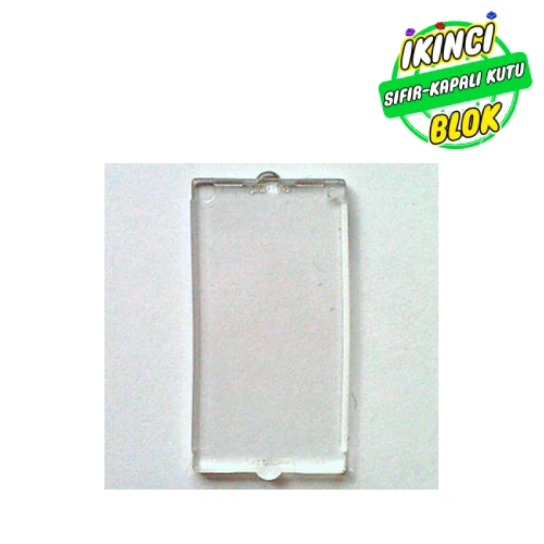 LEGO® Glass for Window 1 x 2 x 3 Flat Front Şeffaf Sıfır