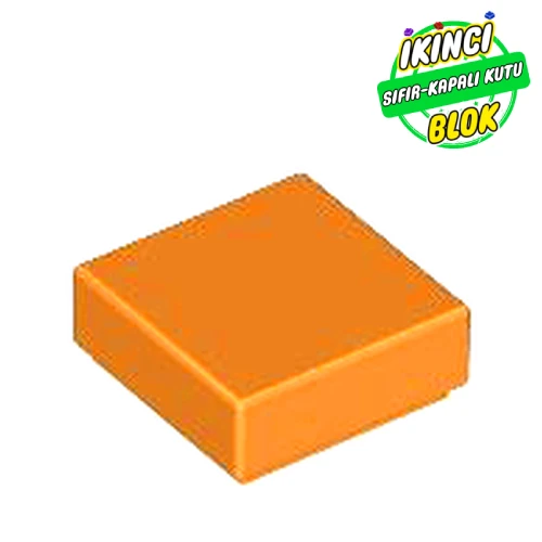 LEGO® Tile 1 x 1 with Groove Turuncu Sıfır