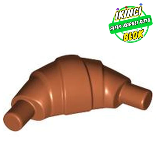 LEGO® Food Croissant - Flat Ends Koyu Turuncu Sıfır