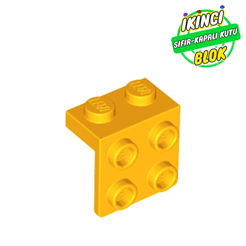 LEGO® 1 x 2 ve 2 x 2 Braket Parlak Açık Turuncu Sıfır
