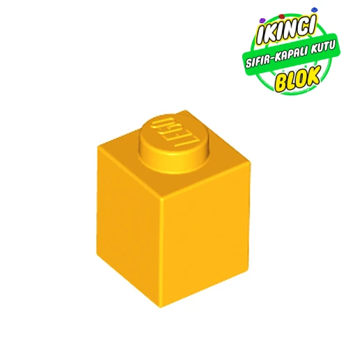 LEGO® Brick 1 x 1 Parlak Açık Turuncu Sıfır