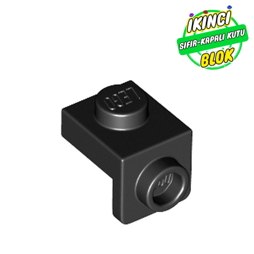 LEGO® 1 x 1 ve 1 x 1 Braket Siyah Sıfır