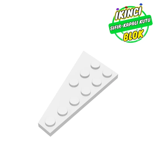 LEGO® Wedge Plate 6 x 3 Right Beyaz Sıfır