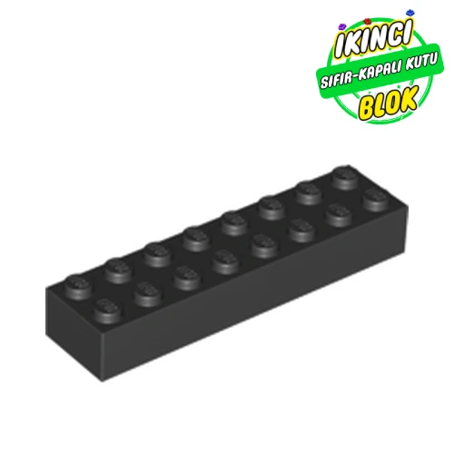 LEGO® 2 x 8 Tuğla Siyah Sıfır