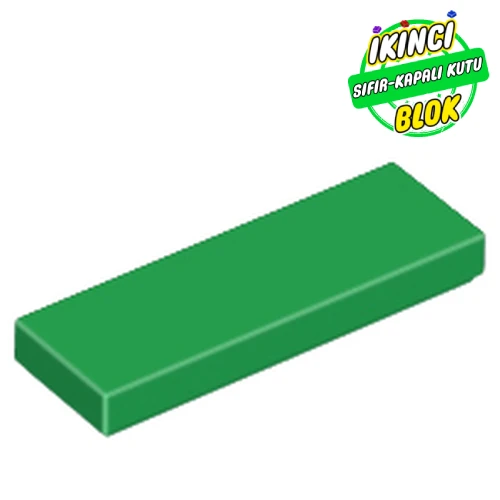 LEGO® Tile 1 x 3 Yeşil Sıfır
