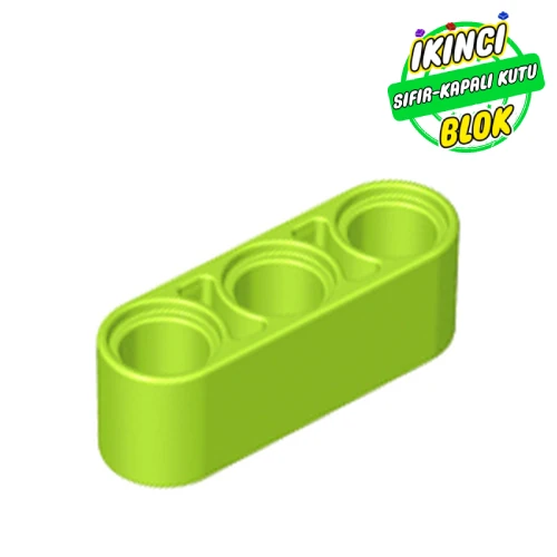 LEGO® 1 x 3 Liftarm Limon Yeşili Sıfır
