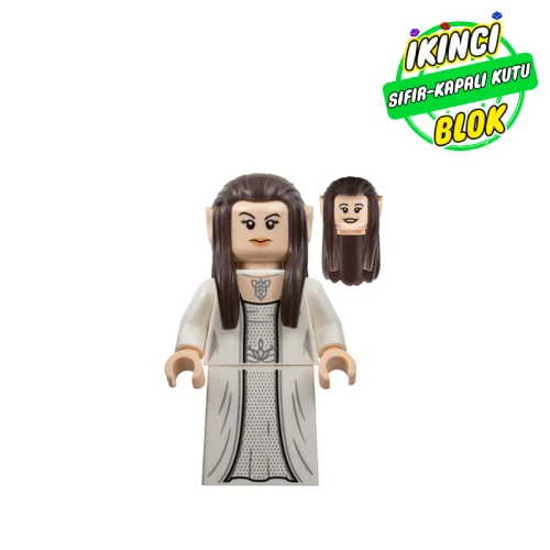 LEGO® Minifigür Arwen - White Torso, Dress, Dark Brown Hair Sıfır lor121
