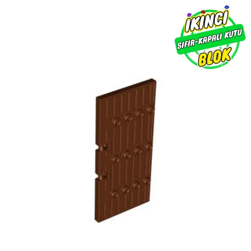 LEGO® Door 1 x 5 x 8.5 Stockade Kırmızımsı Kahverengi Sıfır