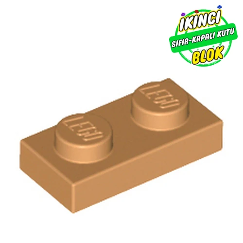 LEGO® Plate 1 x 2 Orta Nugat Sıfır
