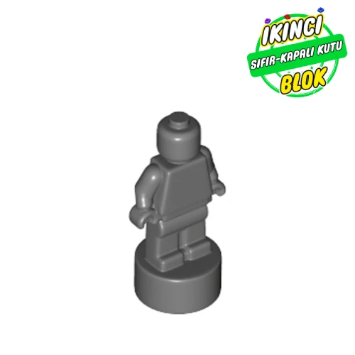 LEGO® Minifig Trophy Statuette Koyu Mavimsi Gri Sıfır