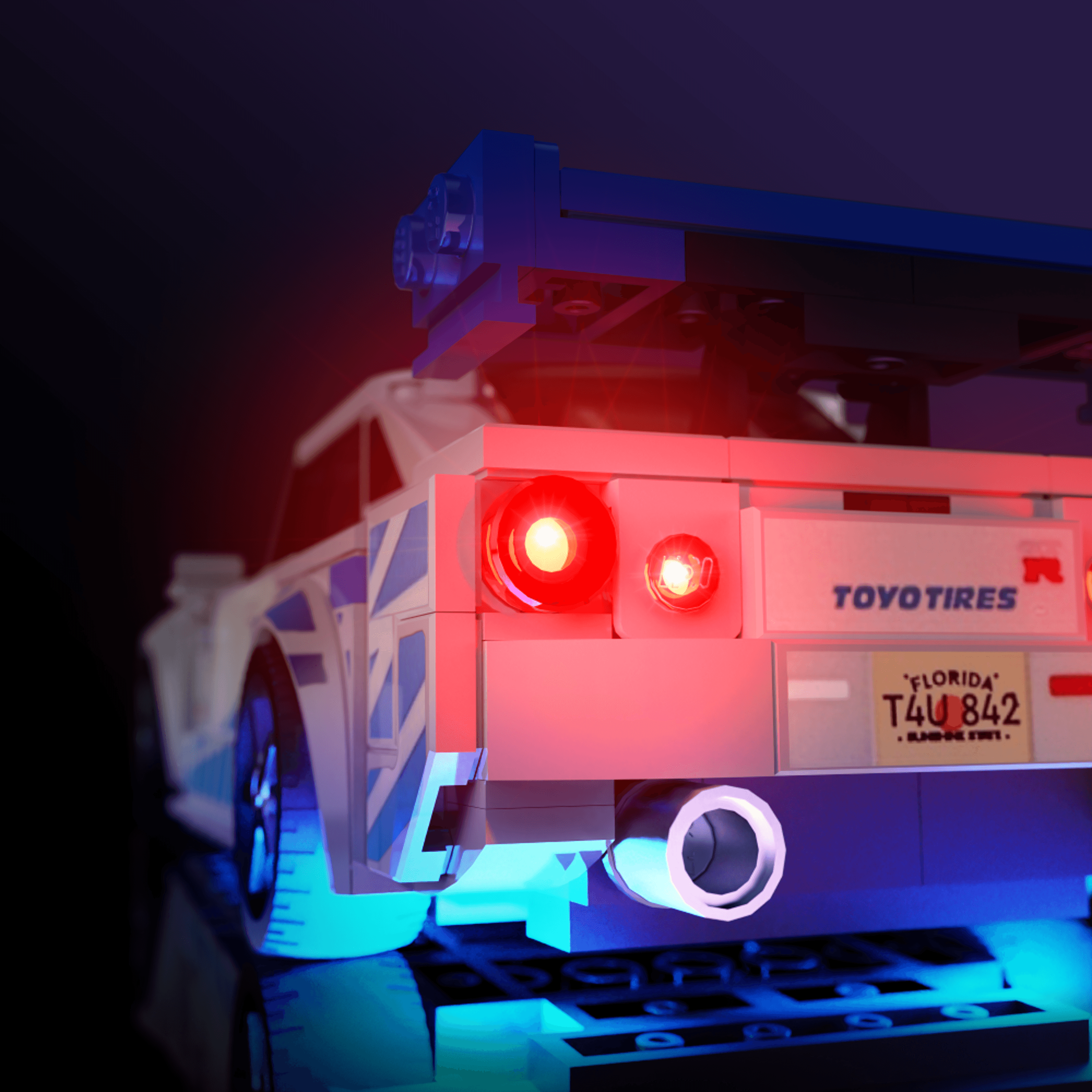 LEGO® 76917 Speed Champions 2 Fast 2 Furious Nissan Skyline GT-R (R34) Işık Kiti