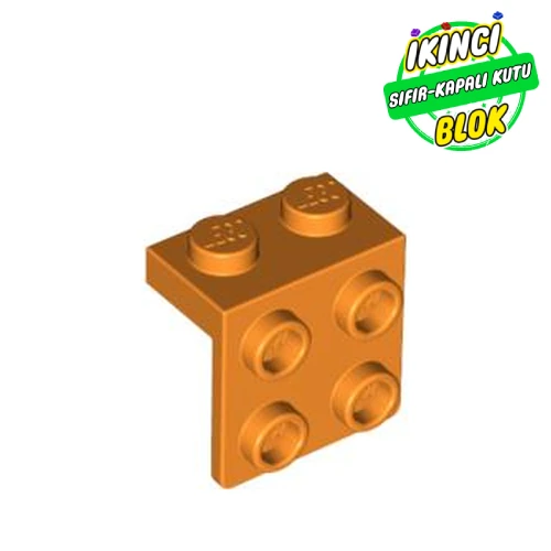 LEGO® Bracket 1 x 2 - 2 x 2 Turuncu Sıfır
