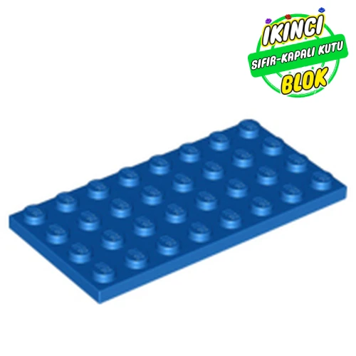 LEGO® Plate 4 x 8 Mavi Sıfır