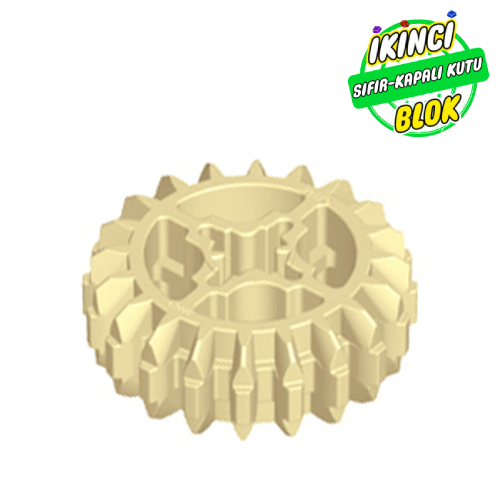 LEGO® 20 Dişli Kalın Dişli Bej Sıfır