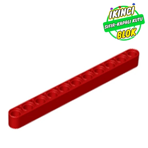 LEGO® 1 x 11 Technic Liftarm Kalın Kırmızı Sıfır