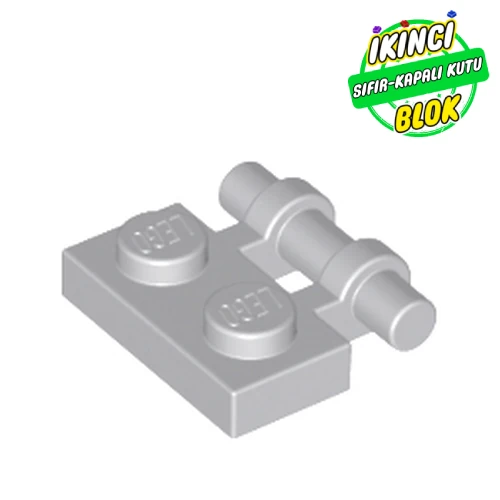 LEGO® Plate Special 1 x 2 Side Handle [Free Ends] Açık Mavimsi Gri Sıfır