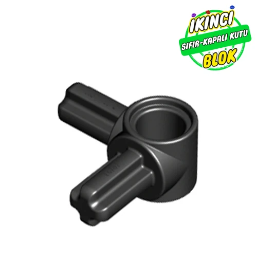 LEGO® Aks ve Pin Bağlayıcı 2 Akslı Siyah Sıfır