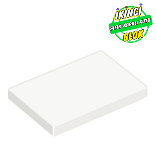 LEGO® 2 x 3 Düz Plaka Beyaz Sıfır