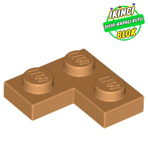 LEGO® Plate 2 x 2 Corner Orta Nugat Sıfır