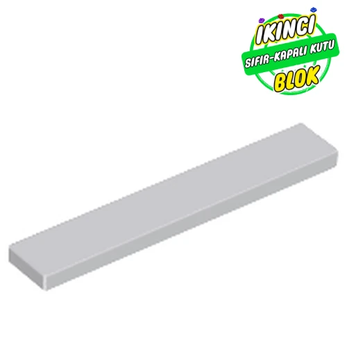 LEGO® Tile 1 x 6 with Groove Açık Mavimsi Gri Sıfır