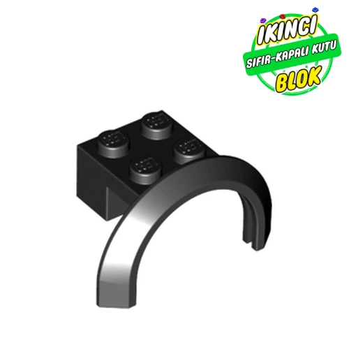 LEGO® 4 x 2 1/2 x 1 2/3 Kavisli Çamurluk Siyah Sıfır