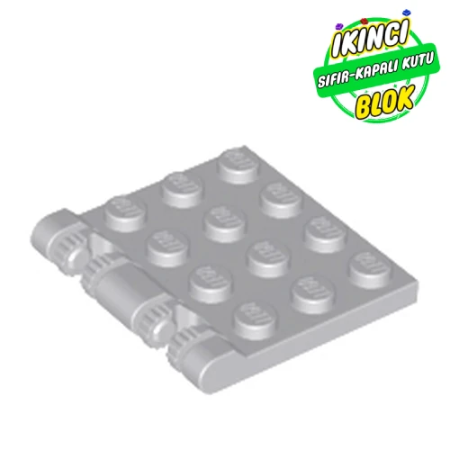 LEGO® 3 x 4 2 Menteşeli Plaka Açık Mavimsi Gri Sıfır