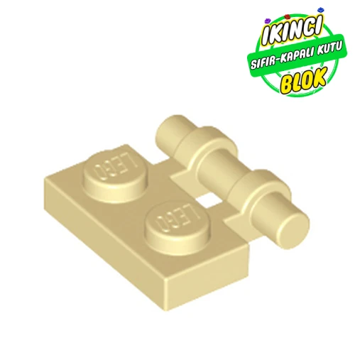 LEGO® Plate Special 1 x 2 Side Handle [Free Ends] Bej Sıfır