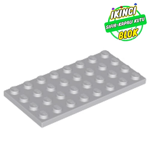 LEGO® Plate 4 x 8 Açık Mavimsi Gri Sıfır