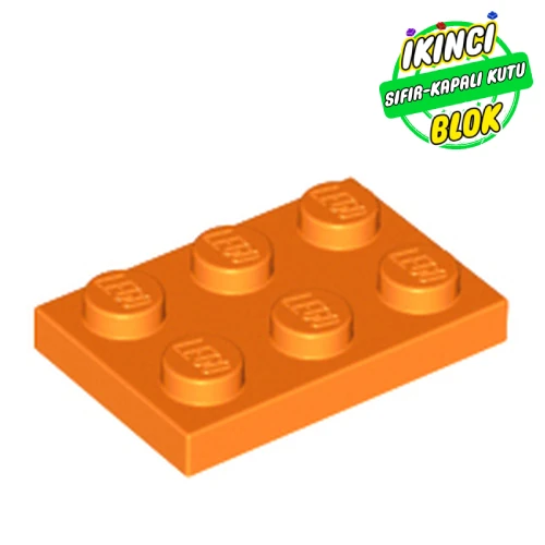 LEGO® Plate 2 x 3 Turuncu Sıfır