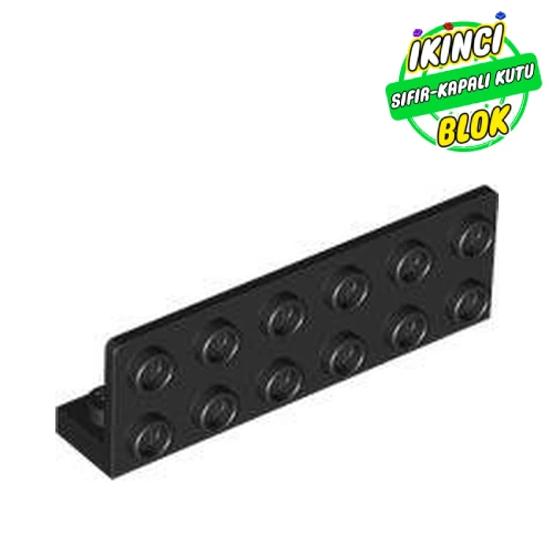 LEGO® Bracket 1 x 6 - 2 x 6 Inverted Siyah Sıfır