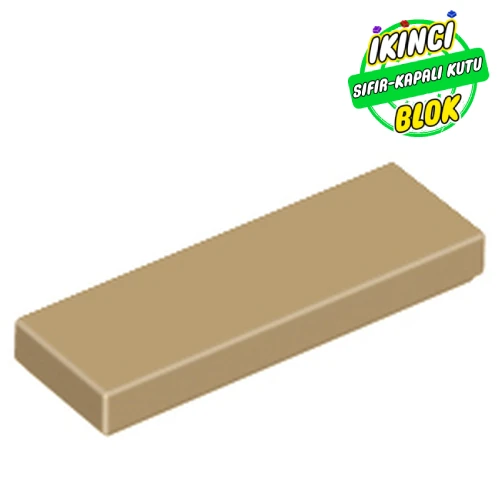 LEGO® Tile 1 x 3 Koyu Bej Sıfır