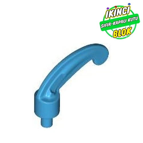 LEGO® Küçük Minifigür Kask Tüyü Koyu Azur Sıfır