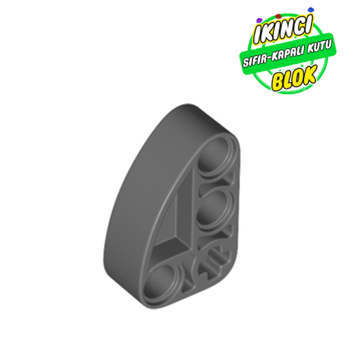 LEGO® 2 x 3 L Yapılı Kavisli Technic Panel Koyu Mavimsi Gri Sıfır