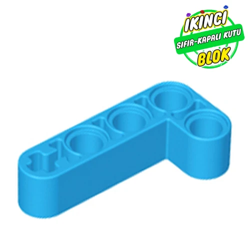 LEGO® 2 x 4 Liftarm L Format Koyu Azur Sıfır