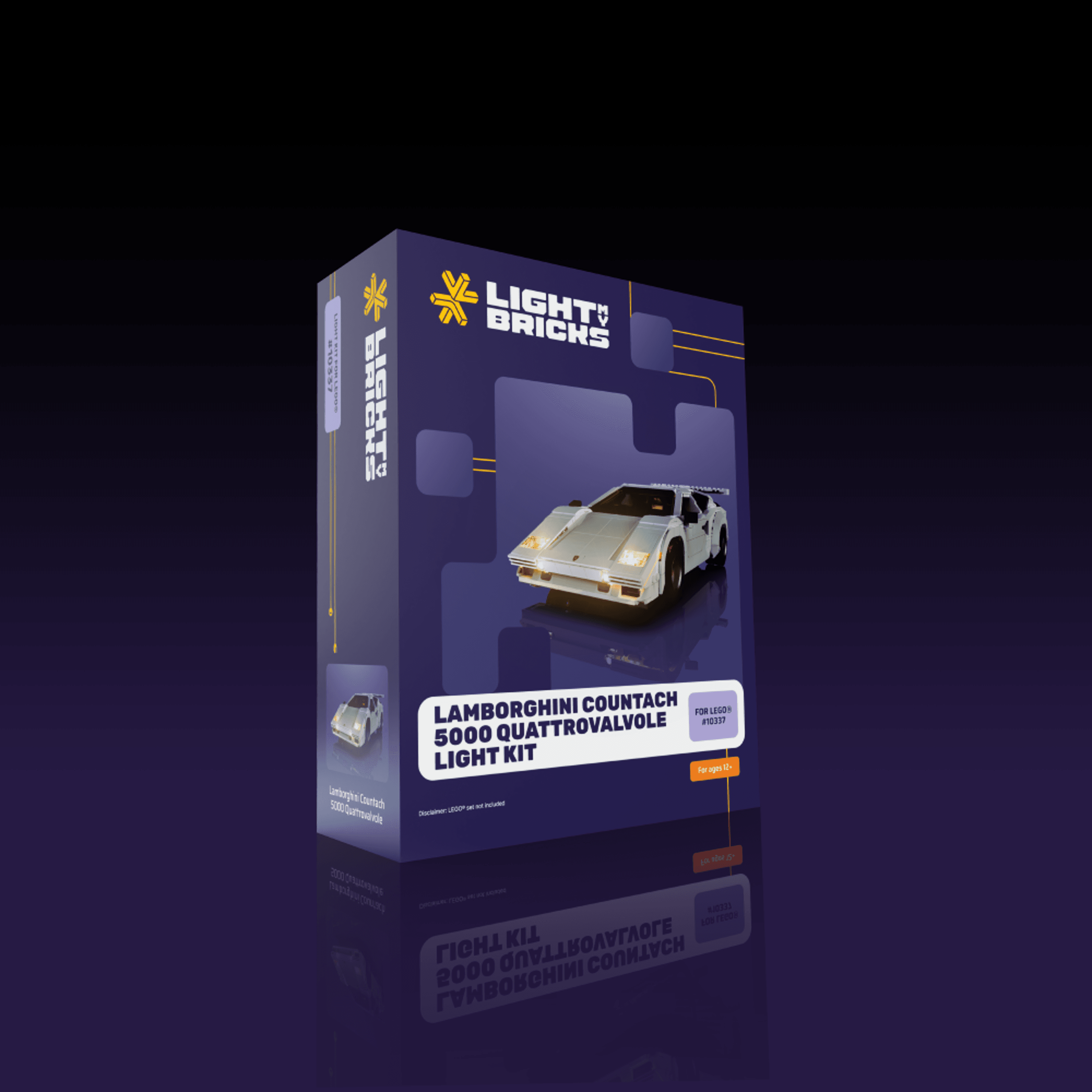 LEGO® 10337 Lamborghini Countach 5000 Quattrovalvole Işık Kiti