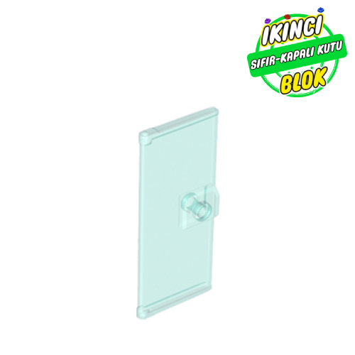 LEGO® 1 x 3 x 6 Studlı Kapı Şeffaf Açık Mavi Sıfır