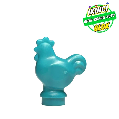 LEGO® Animal, Chicken [PLAIN] Koyu Turkuaz Sıfır