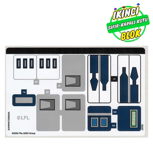 LEGO® Sticker Sheet for Set 75379-1 Renk Yok / Herhangi Bir Renk Sıfır