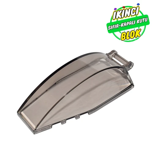 LEGO® Windscreen 8 x 4 x 2 Curved with Handle Şeffaf Kahverengi Sıfır