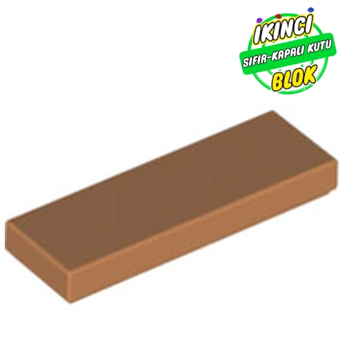 LEGO® Tile 1 x 3 Orta Nugat Sıfır