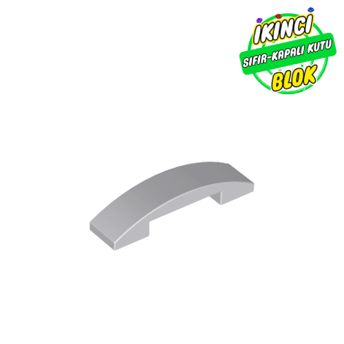 LEGO® 4 x 1 x 2/3 Çift Taraflı Eğimli Parça Açık Mavimsi Gri Sıfır