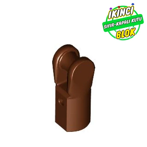 LEGO® Bar Holder with Hole and Bar Handle Kırmızımsı Kahverengi Sıfır