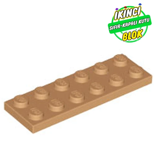 LEGO® Plate 2 x 6 Orta Nugat Sıfır