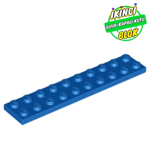 LEGO® Plate 2 x 10 Mavi Sıfır