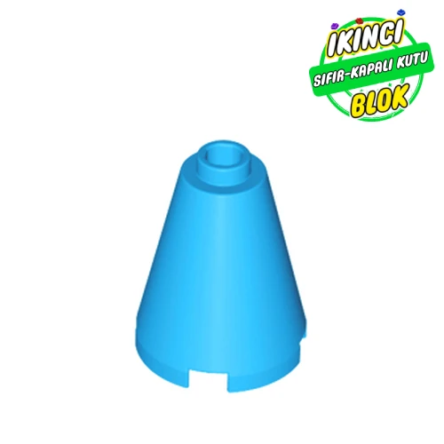LEGO® 2 x 2 x 2 Açık Üstlü Koni Koyu Turkuaz Sıfır