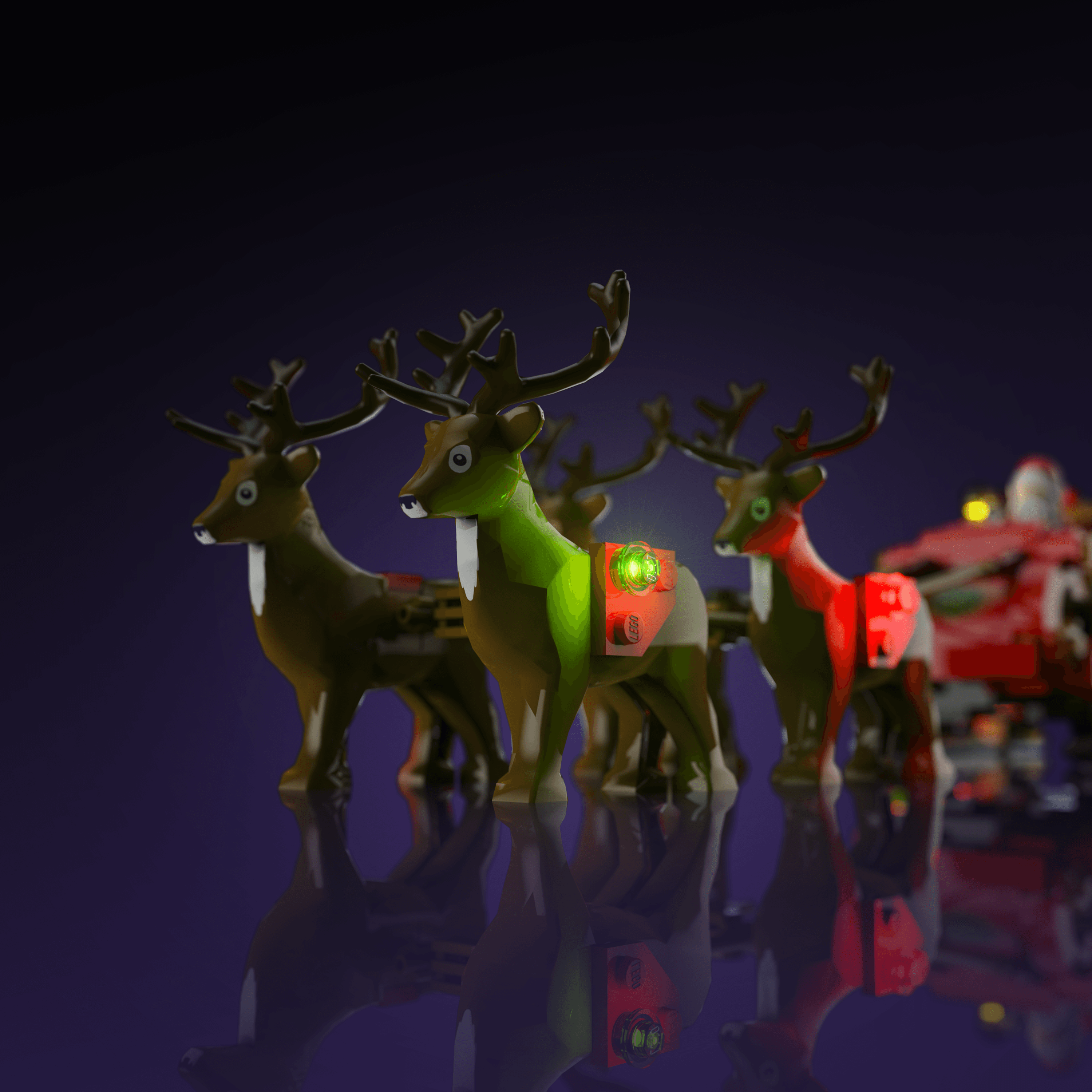 LEGO® 40499 Santa's Sleigh Işık Kiti