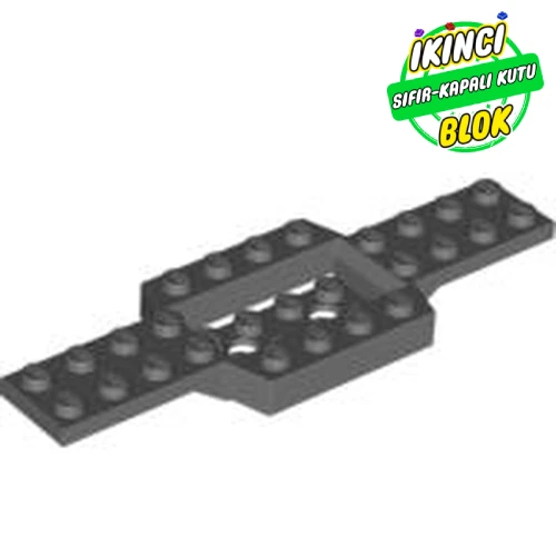 LEGO® Vehicle Base 4 x 12 x 3/4 with 4 x 2 Recessed Center with Smooth Underside Koyu Mavimsi Gri Sıfır