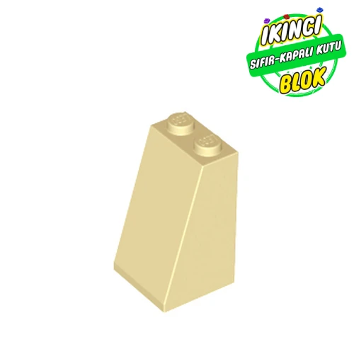 LEGO® Slope 75° 2 x 2 x 3 [Solid Studs] Bej Sıfır